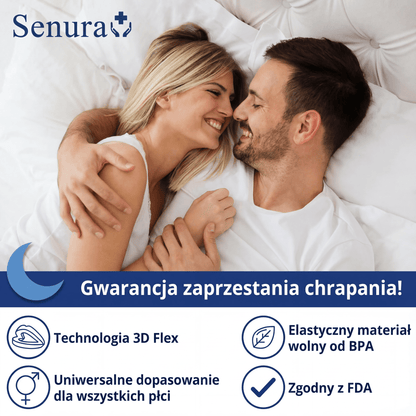 Senura - Nakładka na Chrapanie | Działa Już Od Pierwszej Nocy